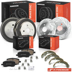 Drilled Brake Rotors & Ceramic Pads for Chevrolet Cobalt (2005–2010)