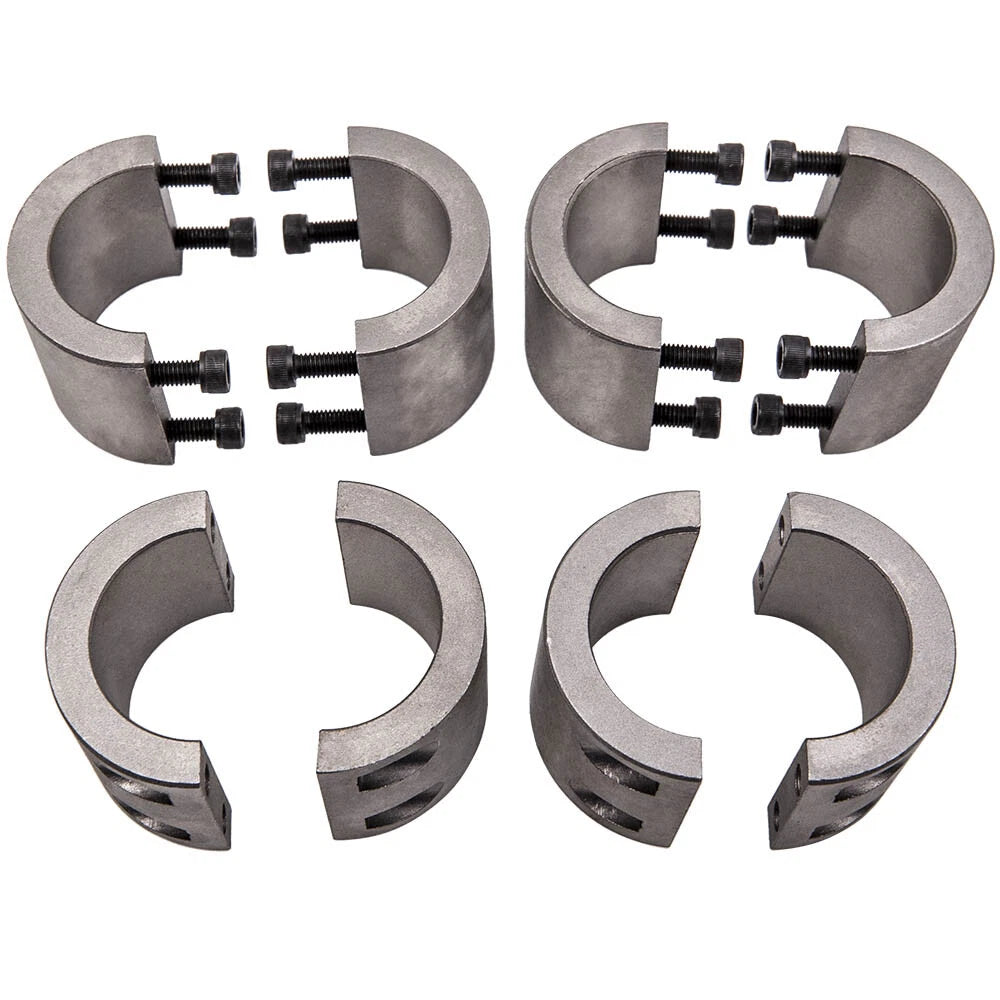 Set of 4 Steel Tube Clamps for Roll Cage Mounts (1.75")