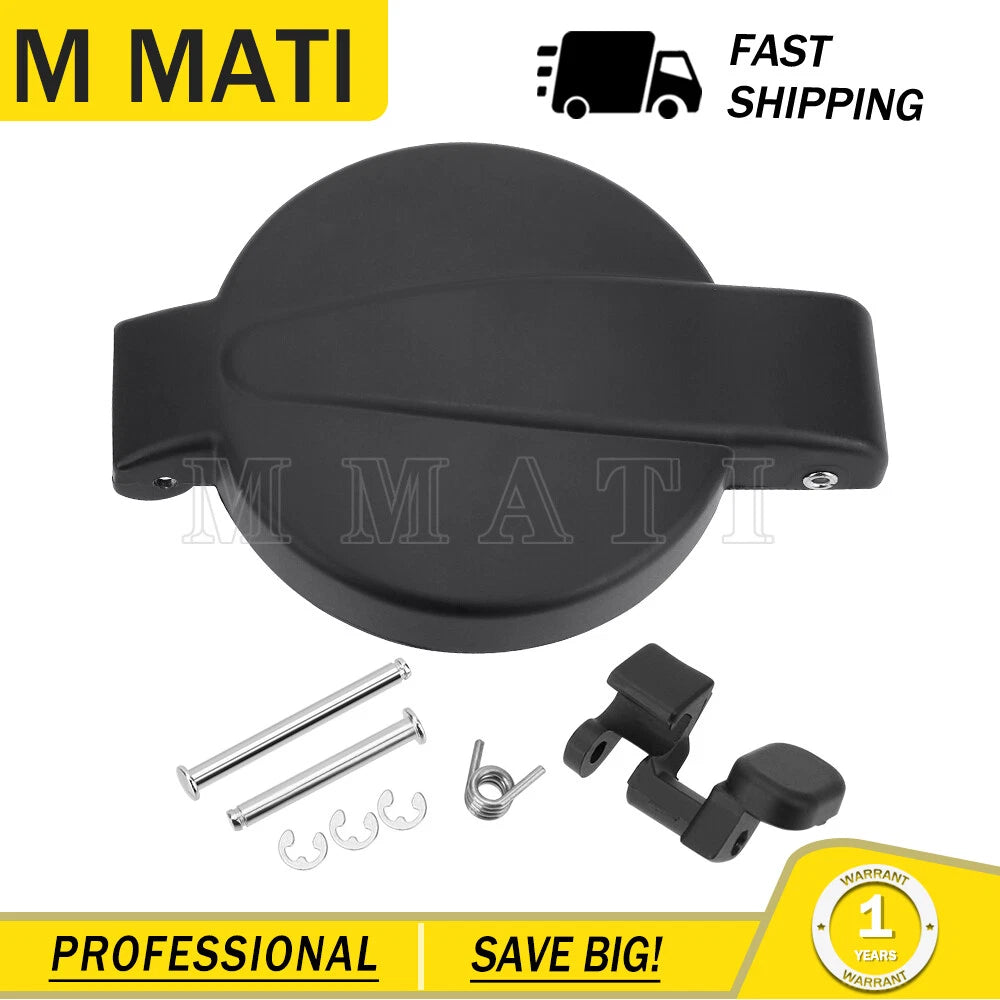 Matte Black Fuel Cap with Latch for Honda CB200 350 360 400 450 500 550 750 (1973–1978)