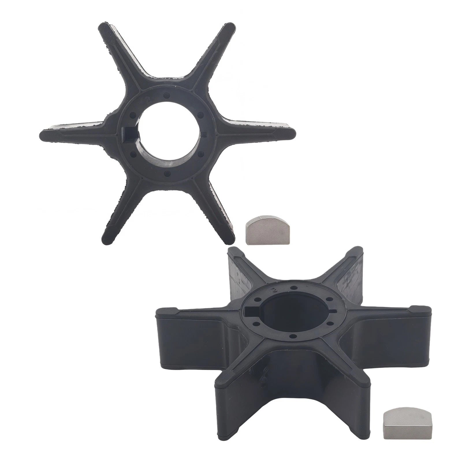 Water Pump Impeller & Key for Suzuki Outboard 20-40 HP (17461-96300)