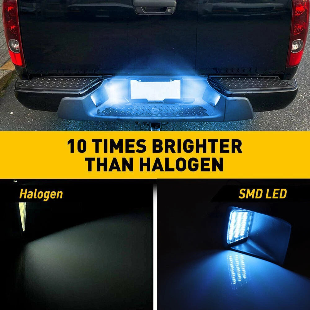 Ice Blue LED Rear Bumper License Plate Light for Chevy Colorado/GMC Canyon (2004–2012)