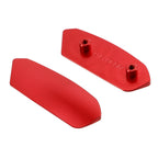 Set of 2 Red Mirror Block Off Plates for Suzuki GSXR1000 (2017–2024)