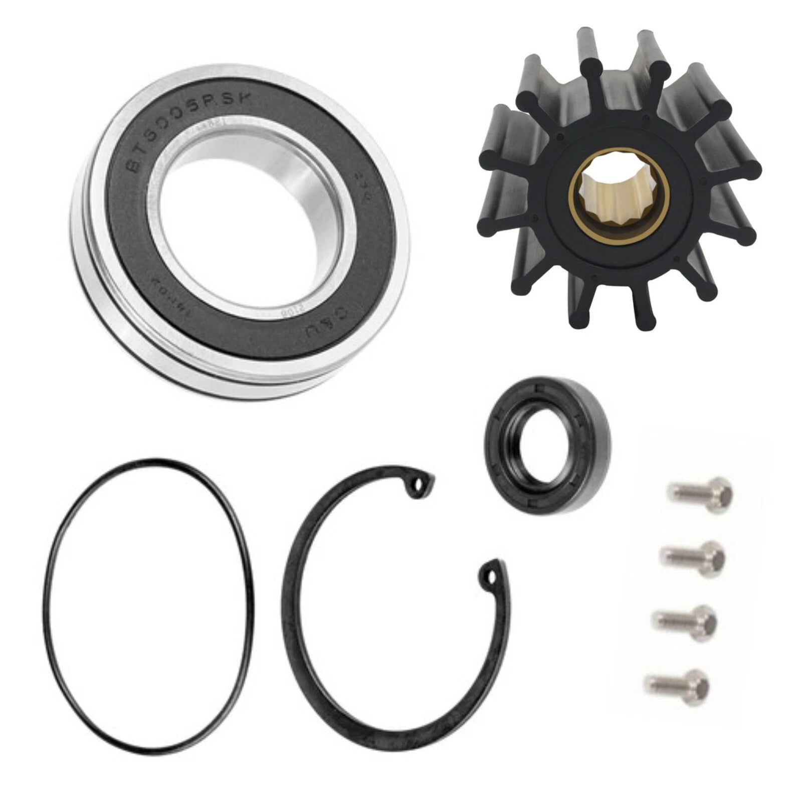 Raw Sea Water Pump Repair Kit for Volvo Penta (Stainless Steel)