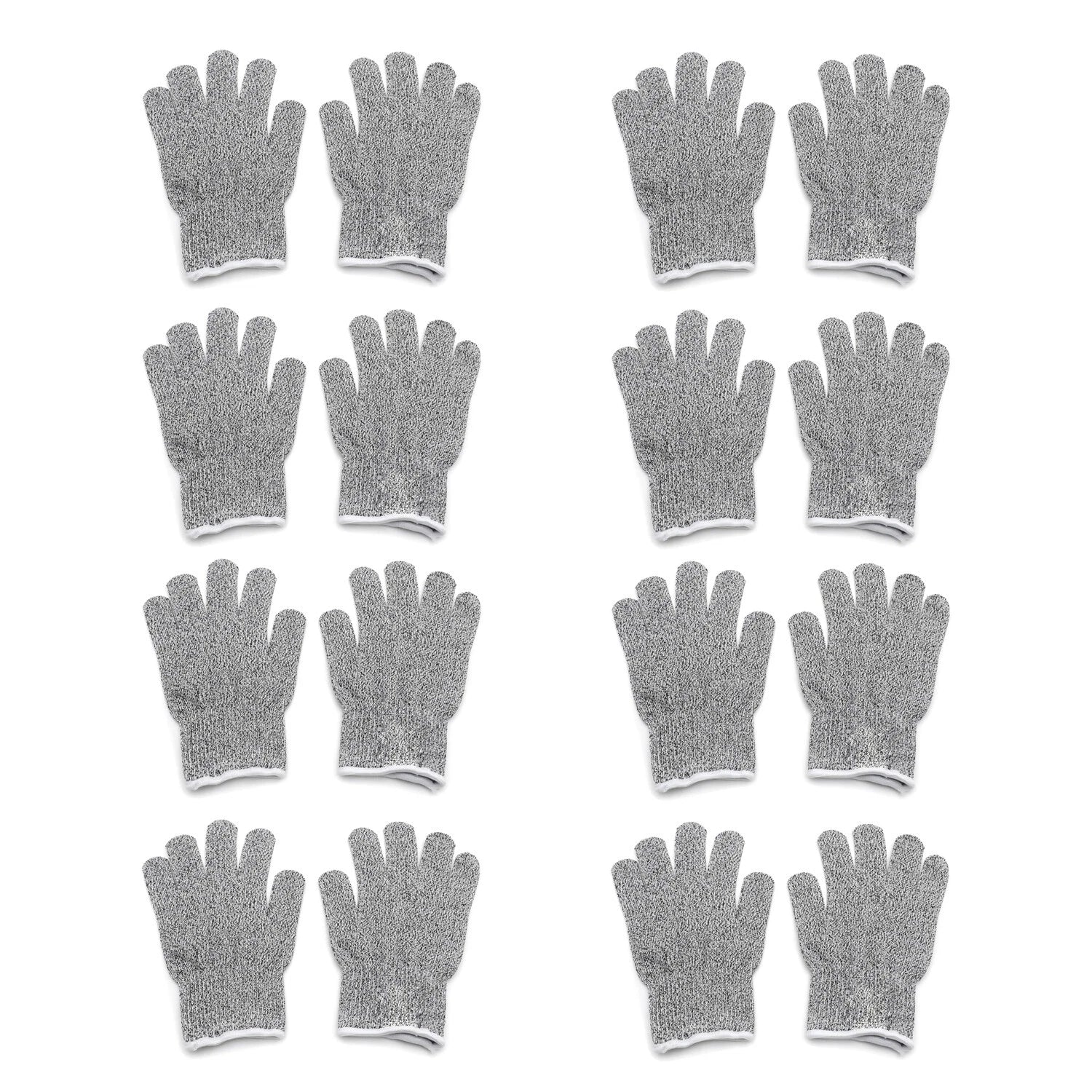 8 Pair Cut Resistant Working Gloves Level 5 Protection