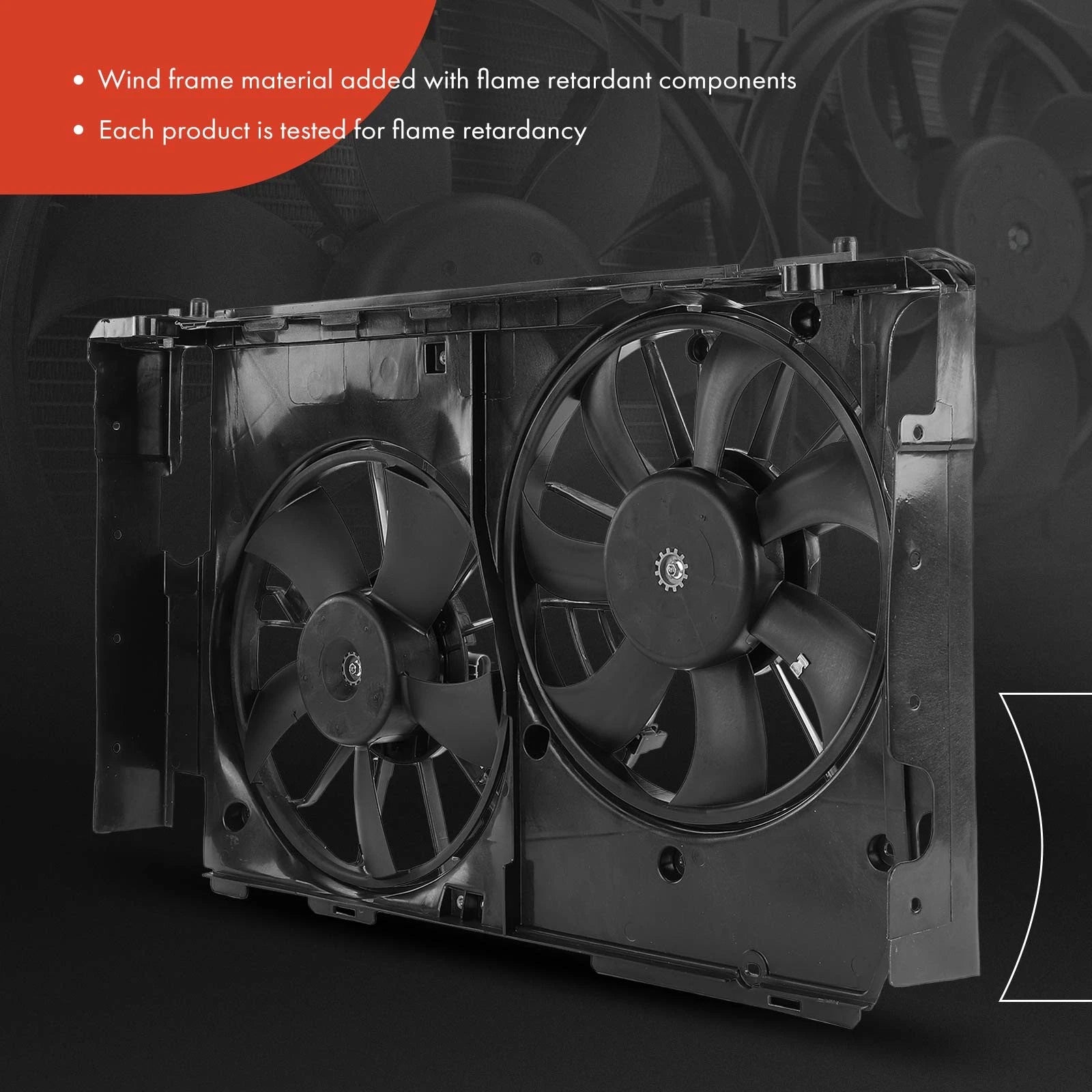 Dual Cooling Fan Assembly with Shroud for Toyota RAV4 (2006–2012)