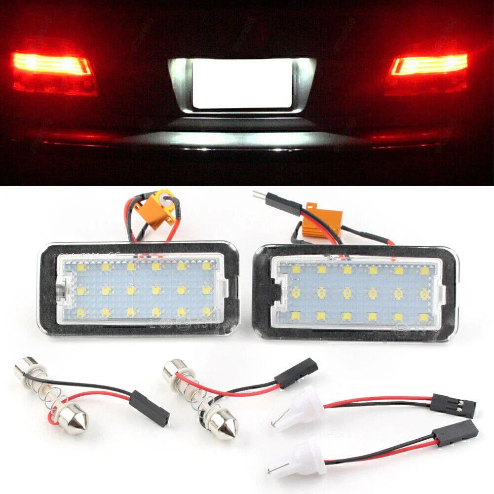 LED License Plate Lights for Fiat 500 & Cabriolet (2007-2023)