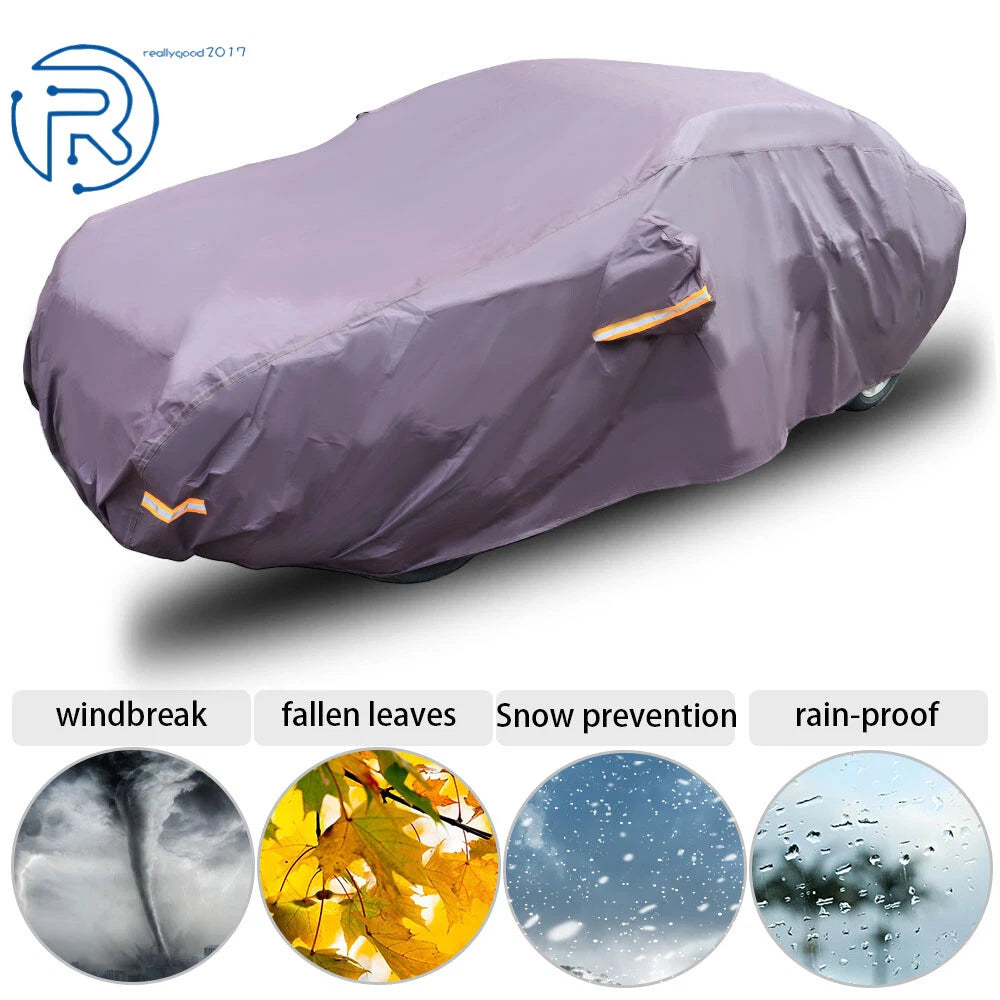 Full Car Cover for All Weather Protection (PEVA Blue)