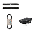 Blades, Deck Belt & Mulch Plate Kit for Craftsman (Replaces 134149)