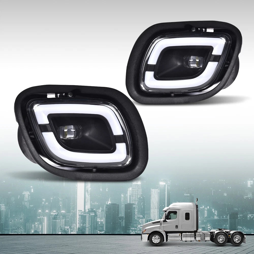 LED Fog Lights for Freightliner Cascadia (2008–2017) Left + Right