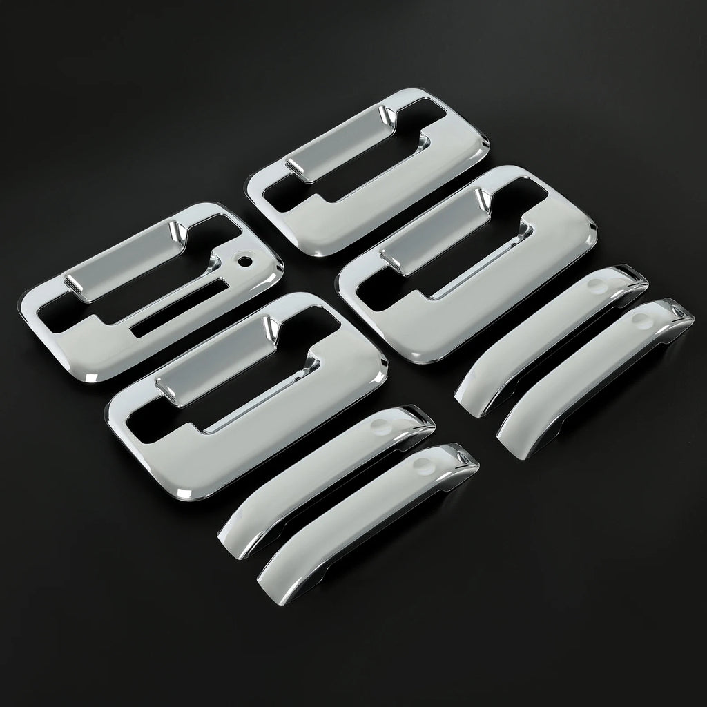 Set of 4 Chrome Door Handle Tailgate Covers for Ford F-150 (2004-2014)
