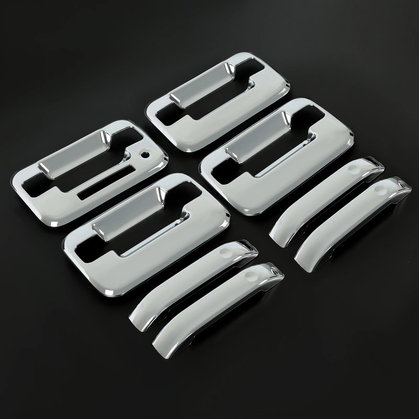 Set of 4 Chrome Door Handle Tailgate Covers for Ford F-150 (2004-2014)