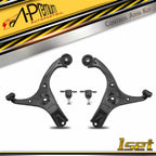 Set of 4 Front Lower Control Arms with Ball Joints for Hyundai Accent Kia Rio
