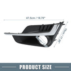 Set of 2 Fog Light Grille Covers for Subaru Impreza (2015–2016)