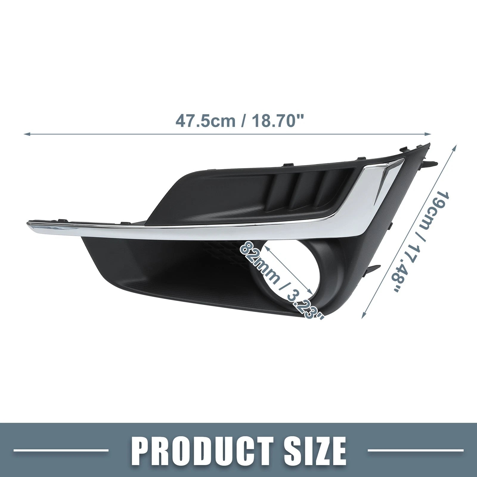 Set of 2 Fog Light Grille Covers for Subaru Impreza (2015–2016)