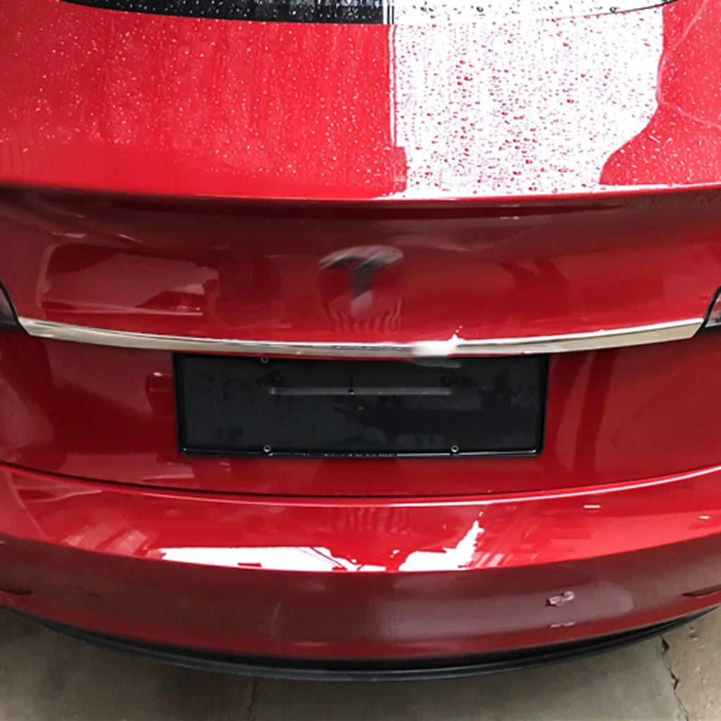 Exterior Rear Tailgate Trunk Lid Cover Trim for Tesla Model 3 (2018-2023)