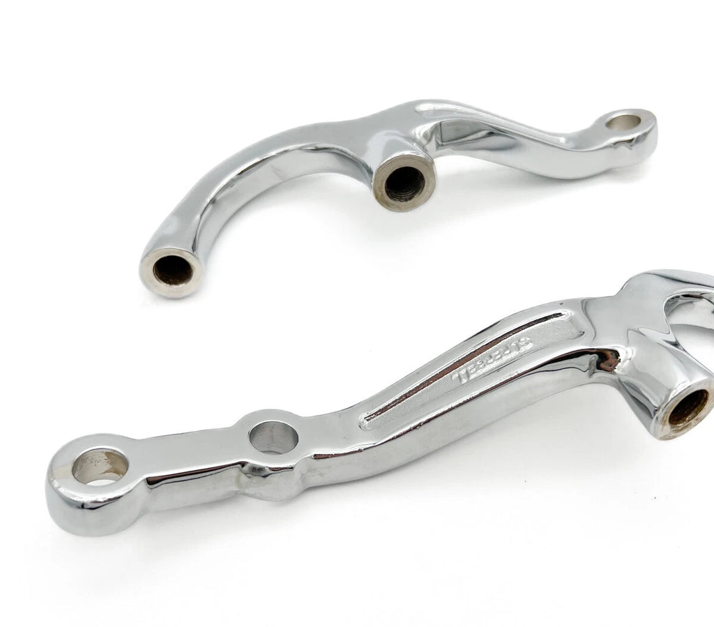 Chrome Steering Arms 2 Inch Drop Replacement for 1937-1948 Ford Spindles