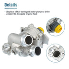 Car Water Pump for Audi A3 A4 A5 A6 (2006–2016) 06H121026CF 06H121026BA