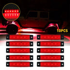 10 Pods LED Rock Lights for Jeep (Offroad, Truck, ATV, Boat)