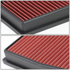 Set of 2 Reusable High Flow Drop In Panel Air Filters for Audi RS5 (2013–2015)