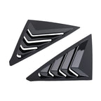 ABS Plastic Side Louvers for Honda Civic Hatchback (2022–2025) Gloss Black