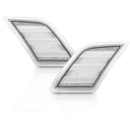 White LED Side Marker Lamp Light Clear Lens for Benz W204 C-Class (2008–2011)