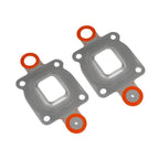 2X Exhaust Elbow Riser Gasket for MerCruiser (27-864547A02)