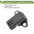 MAP Sensor for Mitsubishi Carisma (1995–2004) No.MD3555556