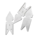 3Pcs Stainless Steel Gauges for Accurate Pitch Measurement
