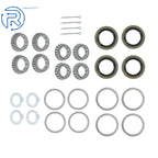 Set of 4 Trailer Wheel Hub Bearings Kits for 3500Lb Axle #84 (L44649/L68149)