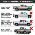 Outer Rocker Panels for Chevy Silverado GMC 1500/2500/3500 Crew Cab (1999–2007)