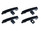 4pcs Smooth Black Door Handle for Nissan Dualis J10, Navara D40 (2007–2013)