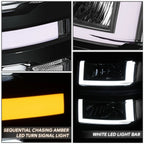 U-LED DRL Sequential Headlights for Chevrolet Silverado 1500 (2014–2015)