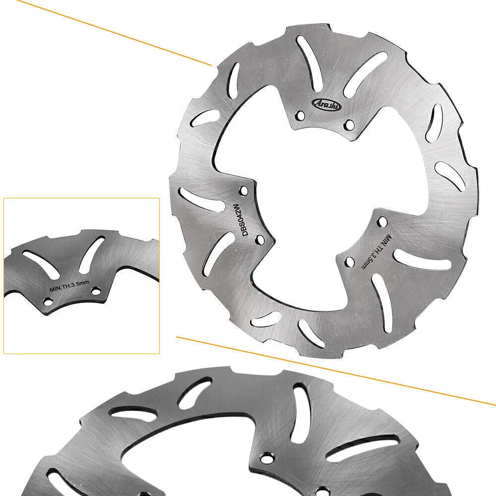 Front Left Brake Disc Rotor for Yamaha TW125 TW225 SEROW 225 TRICKER 250 (1990–2023)