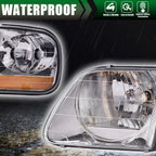Pair Headlights & Parking Corner Lights for Ford F150/Expedition (1997–2003)