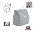 Waterproof Pontoon Flip Flop Seat Chair Cover for Pontoon Boats (22"D x 33"W x 32"H)