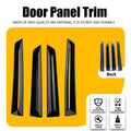Set of 4 Door Panel Trim Overlays Glossy Black for Honda Civic (2022–2025)