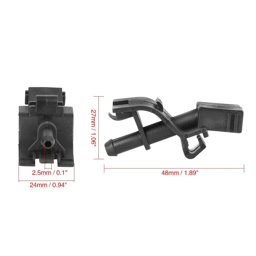 2X Windshield Washer Nozzle Jet Spray for Toyota Corolla Camry (2007)
