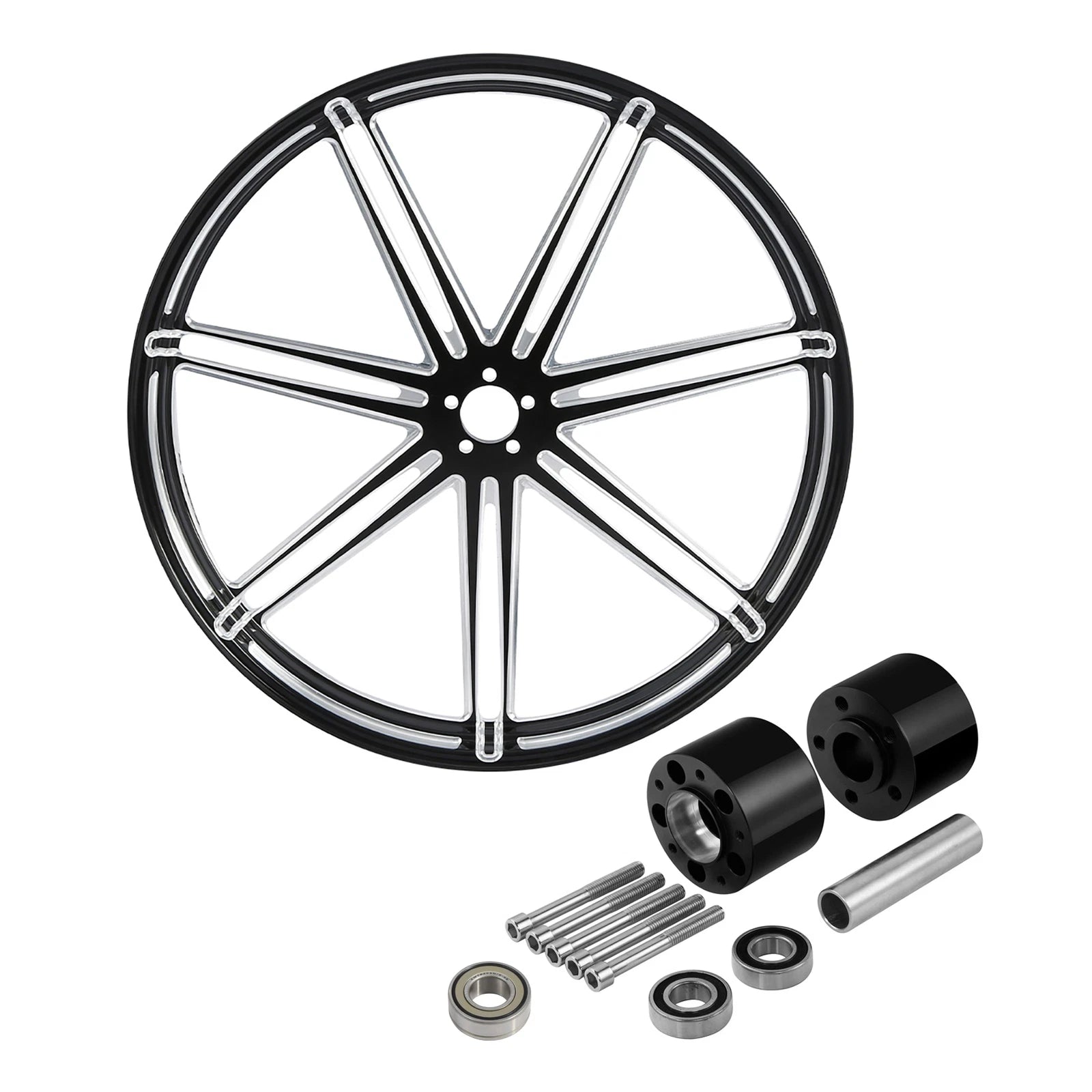 30" Front Wheel Rim Hub Dual Disc for Harley Touring ABS (2008–2025)