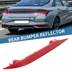 Rear Left Bumper Reflector for Hyundai Elantra Sedan (2021-2023) Red