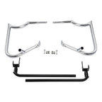 Hard Saddlebag Bracket Guard Bar for Harley Touring Glide (2014–2024) Chrome