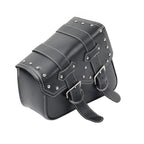 1PC Universal Motorcycle Saddle Bag Luggage Tool Bag Left Side #27C Black