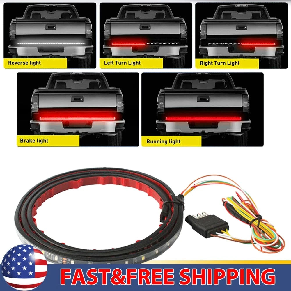 60" LED Waterproof Tailgate Light Bar for Trucks (Year Range)