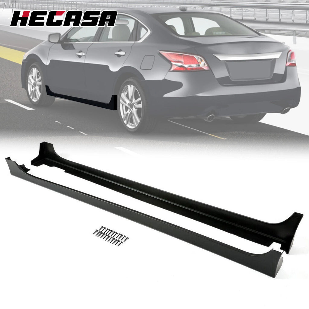 Pair Side Skirt Extensions for Nissan Altima (2013–2015) Matte Black