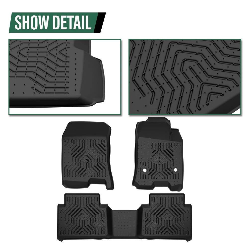 TPE Floor Mats for Chevrolet Colorado/GMC Canyon Crew Cab (2023–2024)