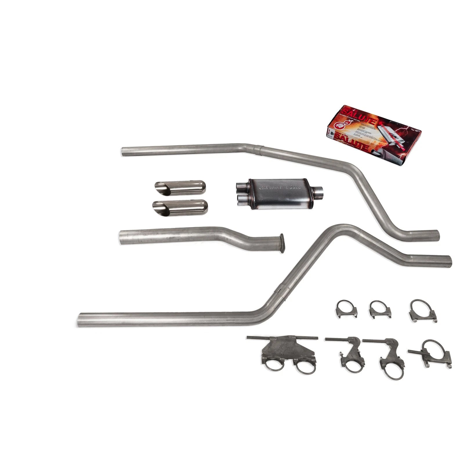 2.5" Dual Exhaust for Dodge Ram 1500 (2019–2025) Cherry Bomb Salute SC T