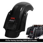 5" Stretched Hard Saddlebags & Rear Fender for Harley Electra Glide (2009–2013)