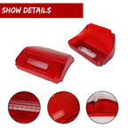 2X Red Tail Light Lenses for Chevy Chevelle Malibu (1969)