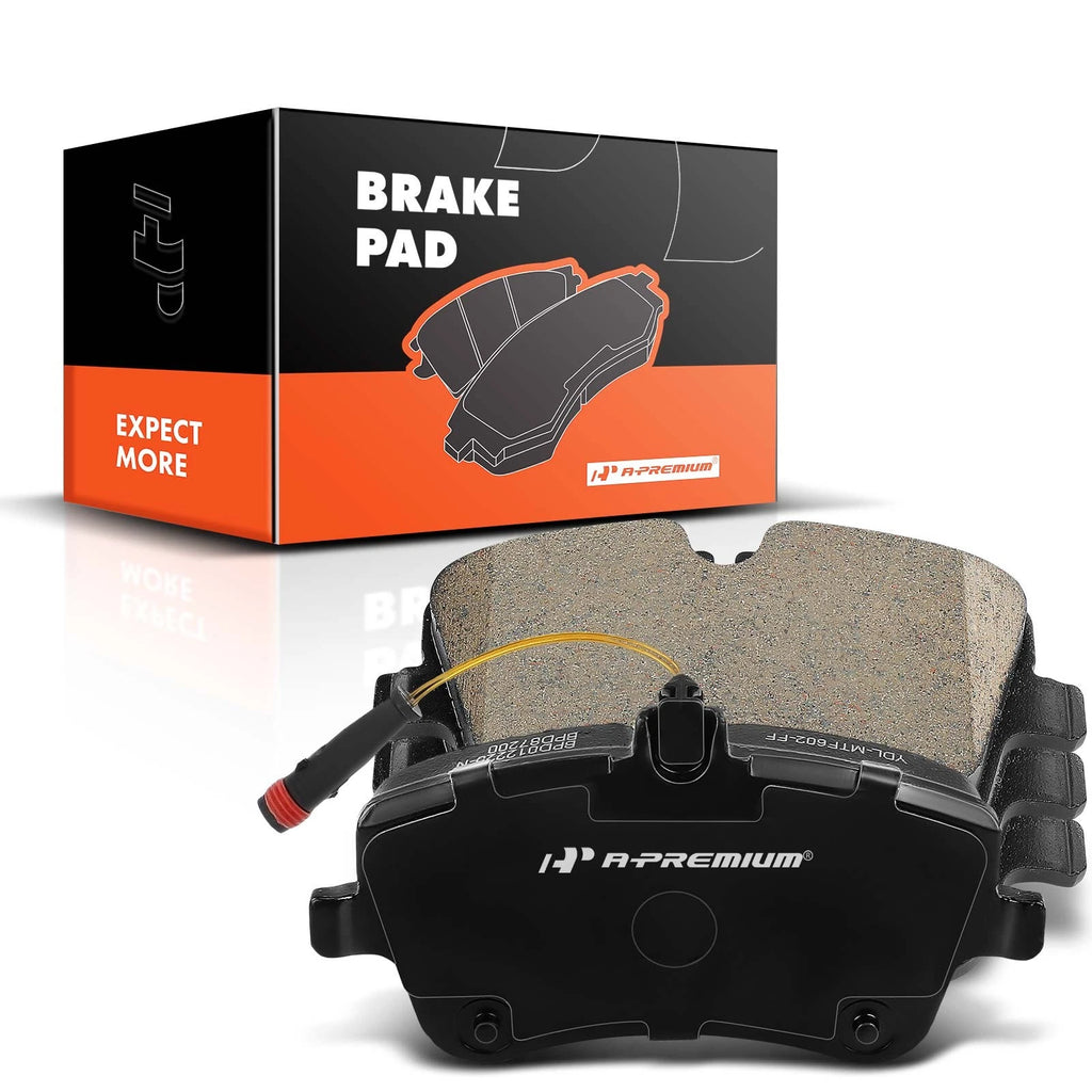 Set of 4 Front Ceramic Brake Pads for Mercedes-Benz W203 C230 C320 C350 (2000–2007)