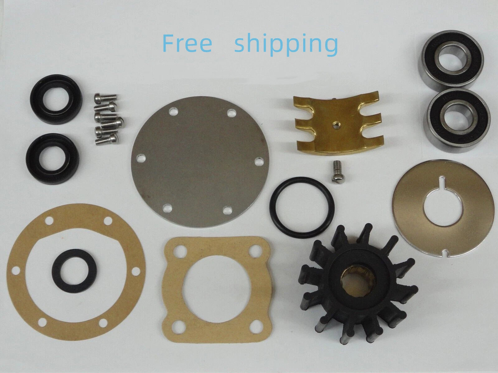 Rebuild Kit for Perkins Marine Diesel Sea Water Pump (35615, Jabsco 3270-0001)