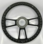 Billet Steering Wheel 5 Hole Black Front for Truck SUV (2008–2018)
